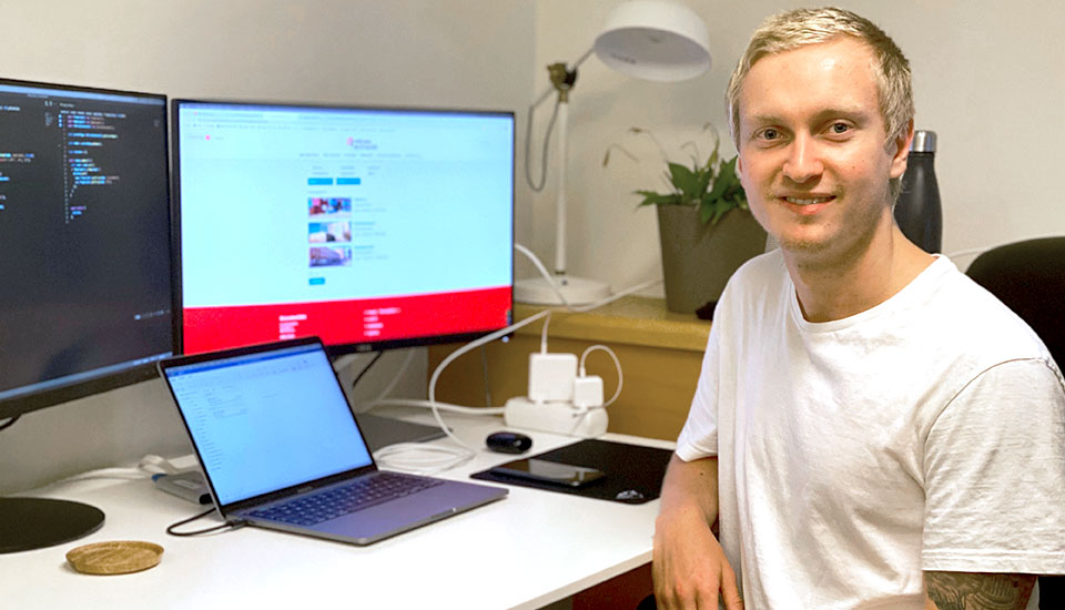 Rasmus är vår nya skejtande programmerare - Soleil